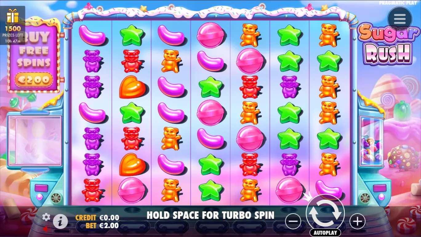 Sugar Rush mit Echtgeld spielen